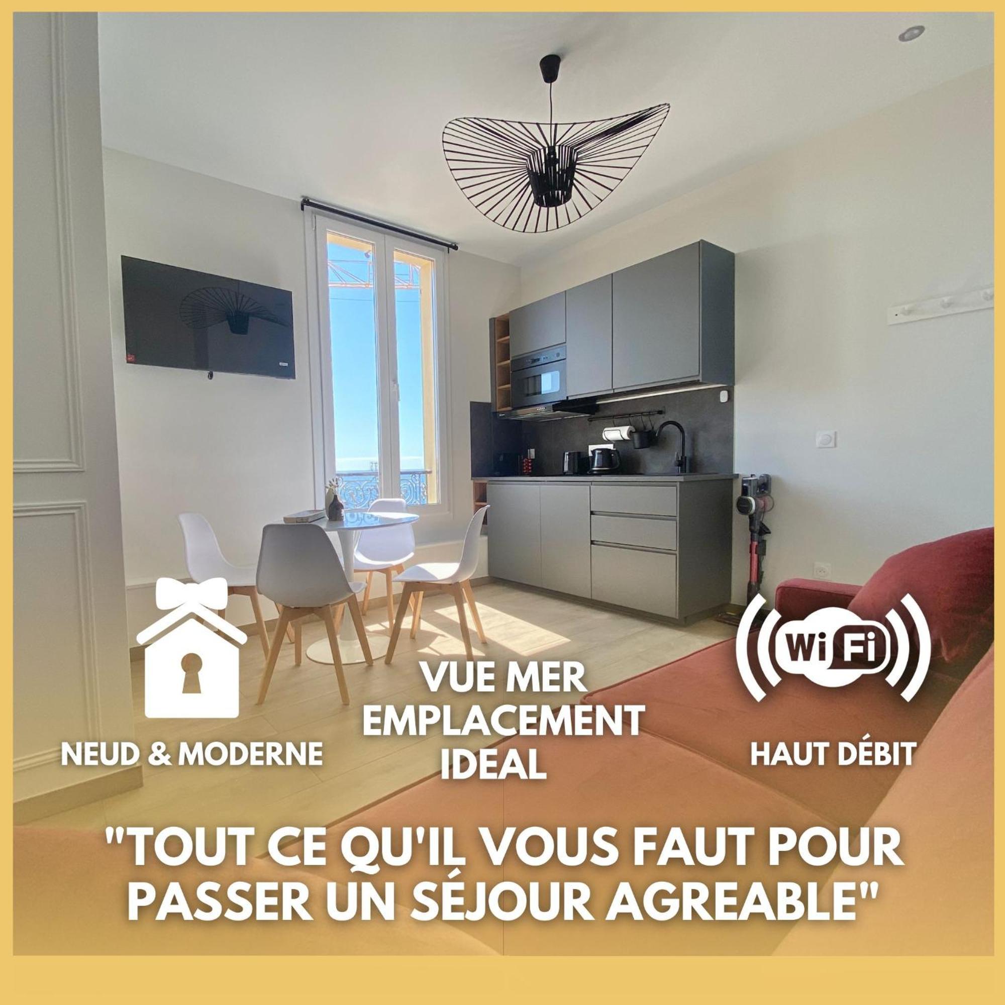 Appartement Moderne Climatise Monaco Vue Mer Кап-д'Ай Екстер'єр фото
