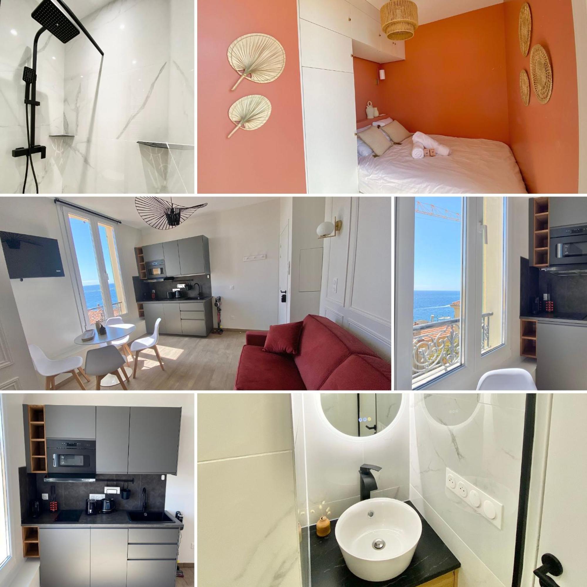 Appartement Moderne Climatise Monaco Vue Mer Кап-д'Ай Екстер'єр фото