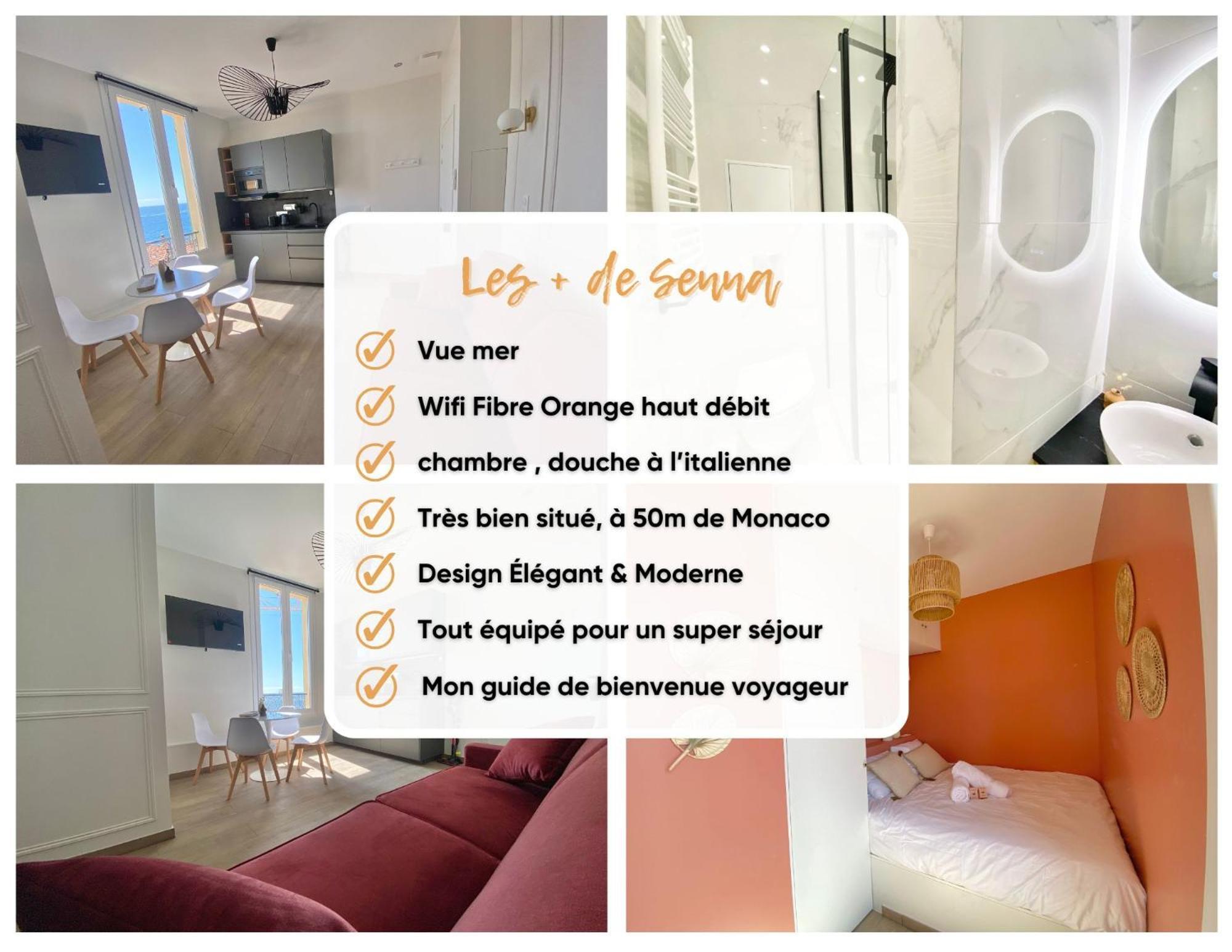 Appartement Moderne Climatise Monaco Vue Mer Кап-д'Ай Екстер'єр фото